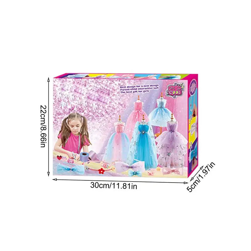 Hign-concerned Dress Design Craft Kit For Kids Fashion