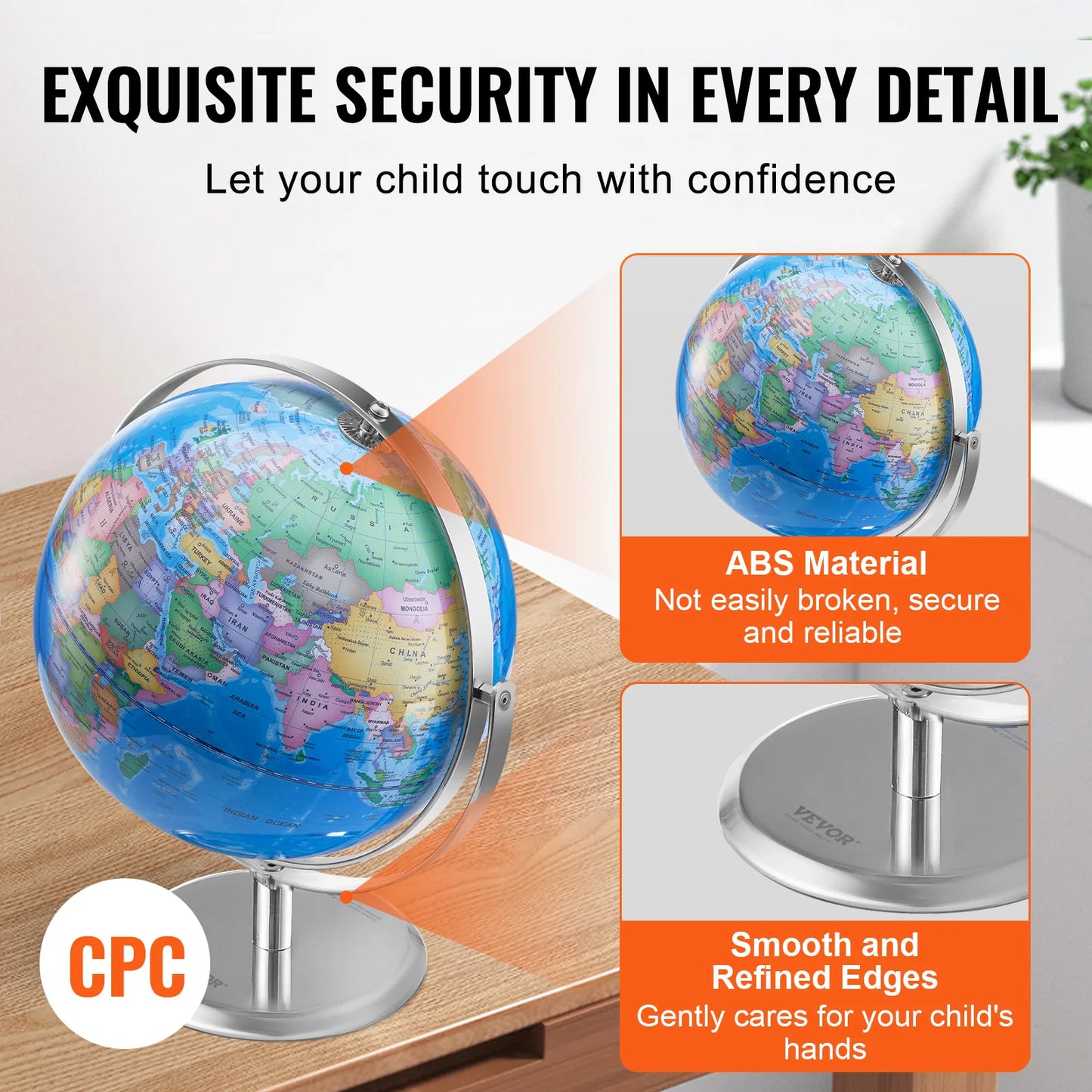SucceBuy Talking World Globe Interactive Globe With Pen USB