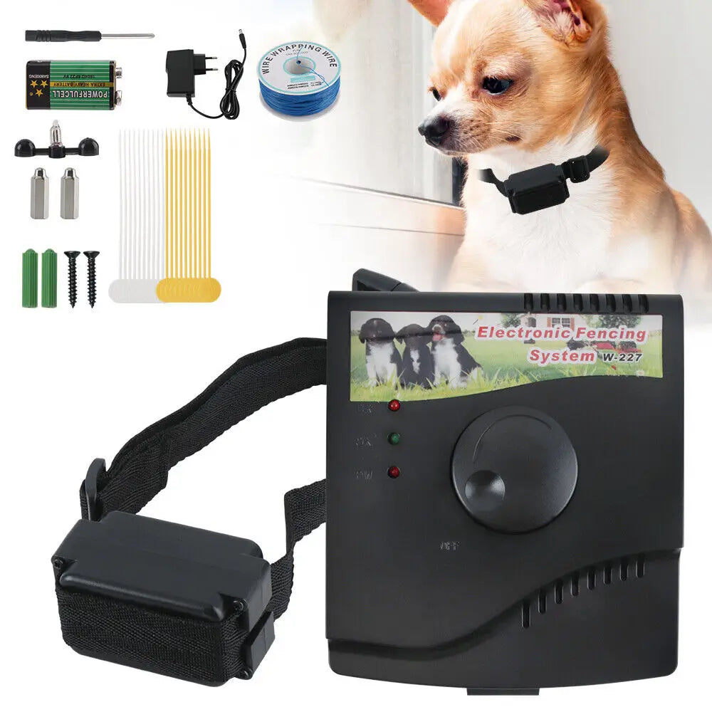 Electric Dog Fence System Pet Containment Waterproof Yard