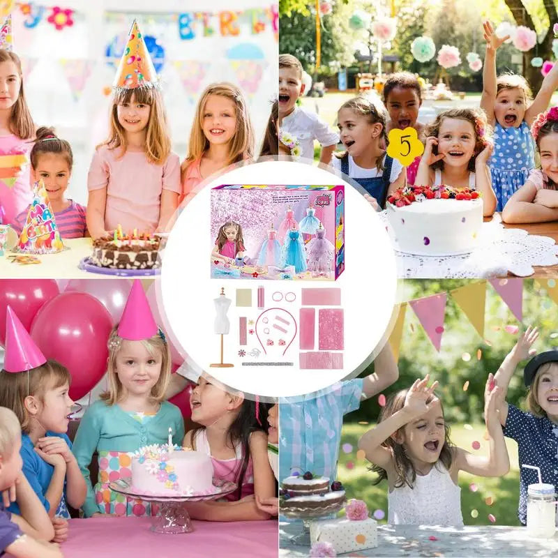 Hign-concerned Dress Design Craft Kit For Kids Fashion Fun