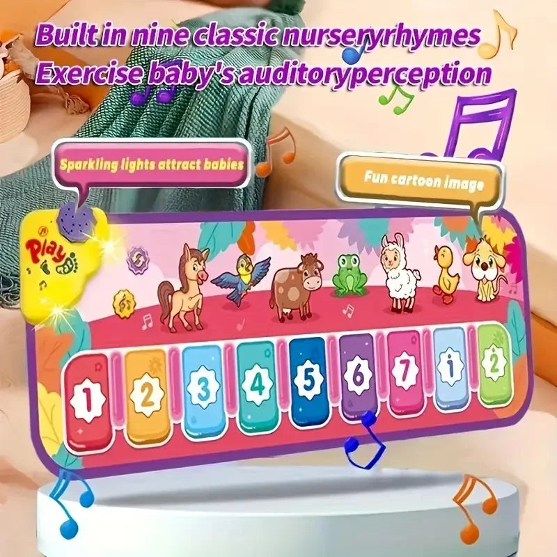 Interactive Piano Dance Mat For Kids With Touch Icons