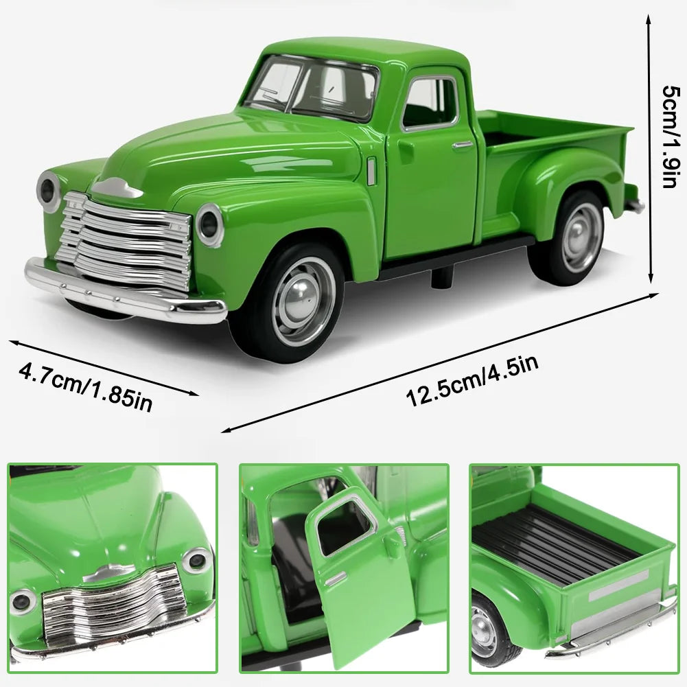 Hign-concerned Little Green Truck 1:32 Alloy Car Toy