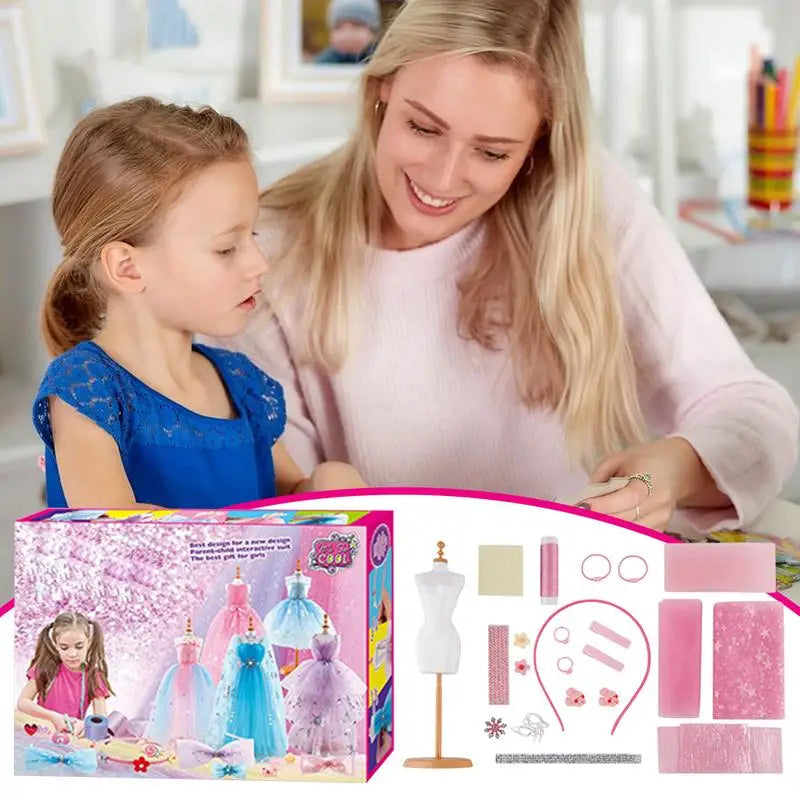 Hign-concerned Dress Design Craft Kit For Kids Fashion Fun