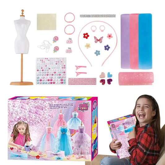Hign-concerned Dress Design Craft Kit For Kids Fashion Fun