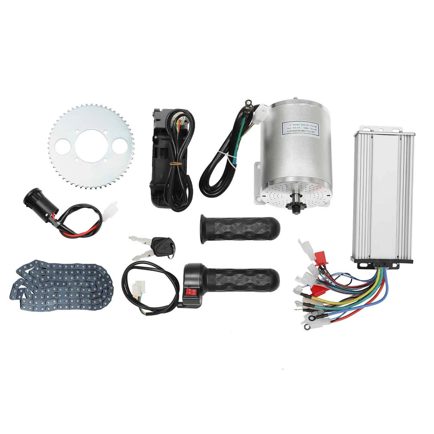Design Brushless 3KW Electric Motor Kit 48V 72V E Bike