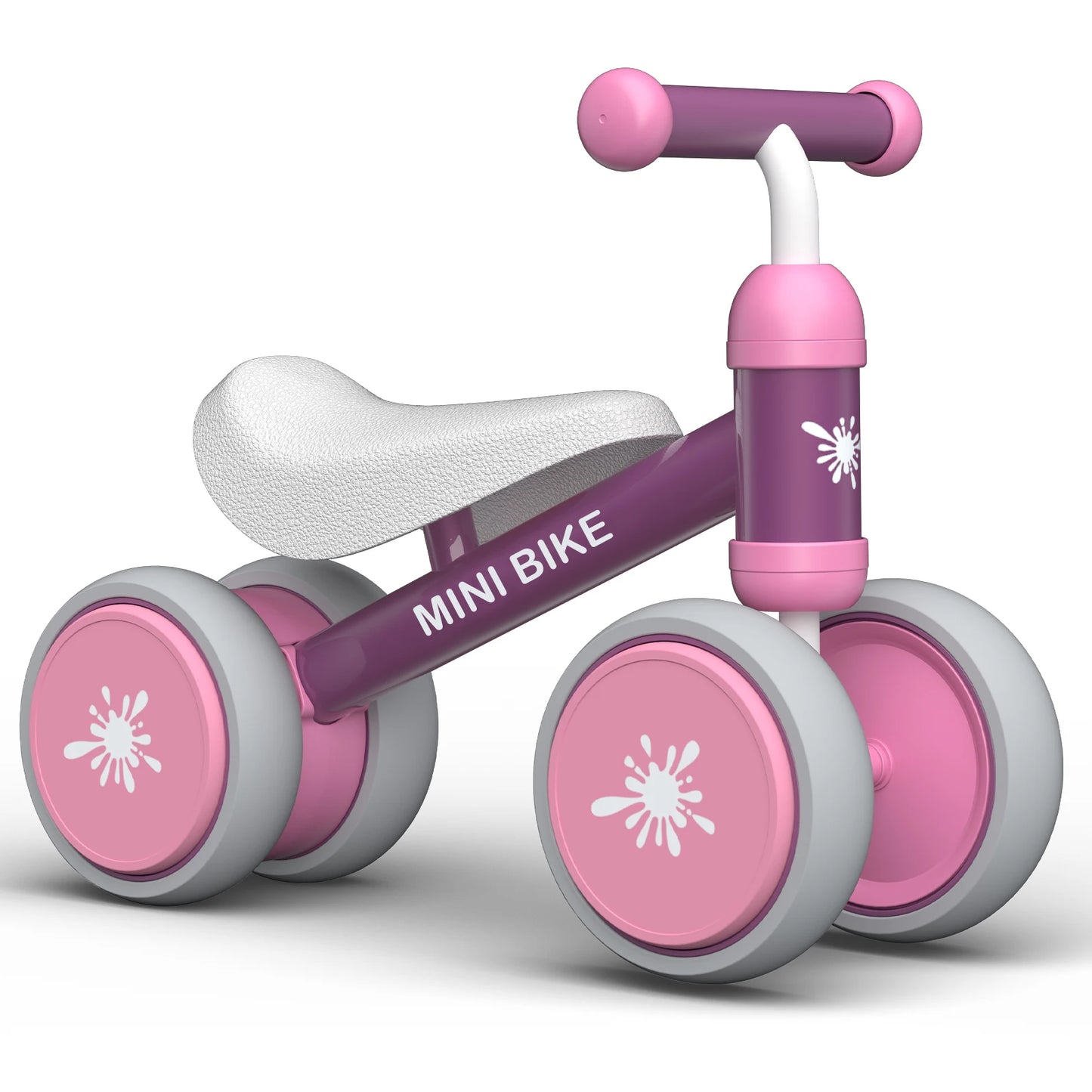 YGJT Baby Balance Bike Ride On Toy For Toddlers Four Wheel