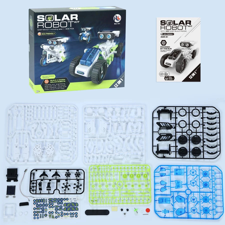 Conusea 12 In 1 Solar Robot Toy Science Kit Educational