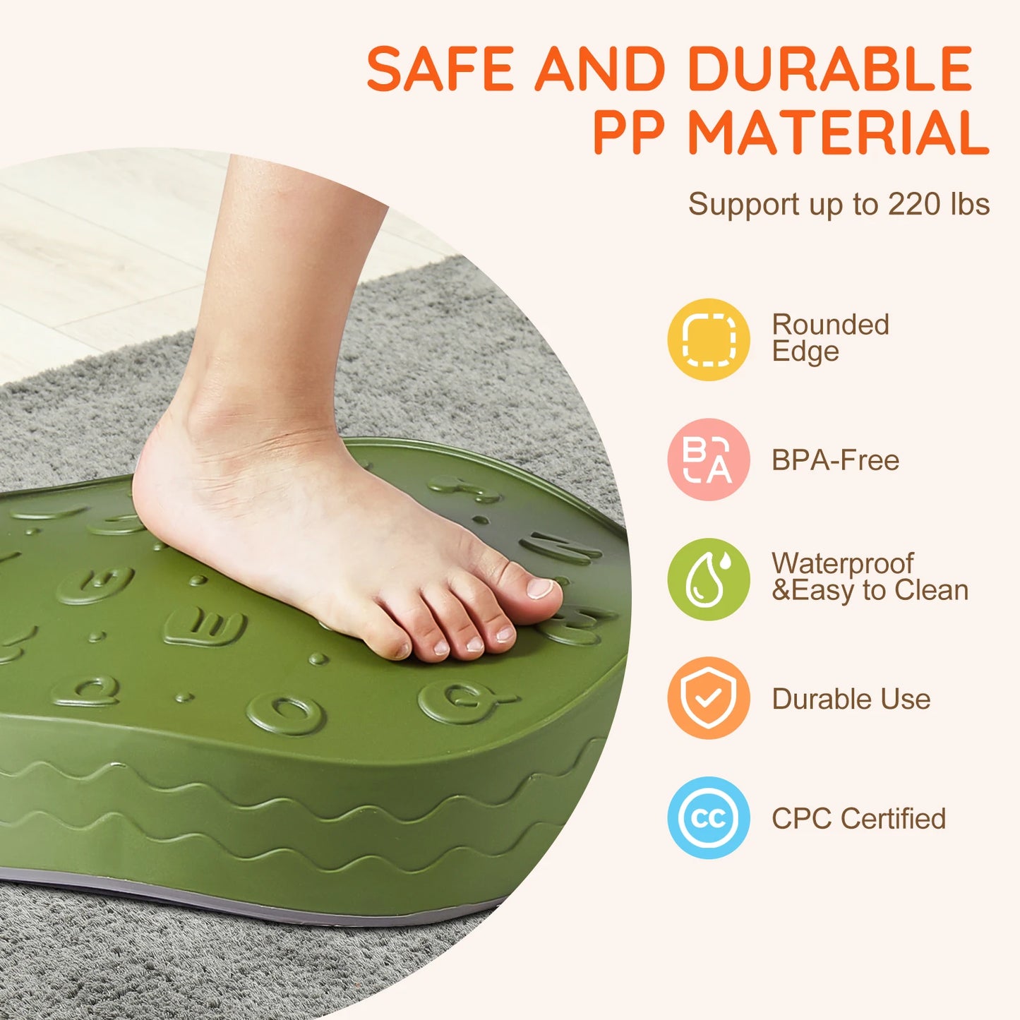 SucceBuy Balance Stepping Stones for Kids Indoor Play
