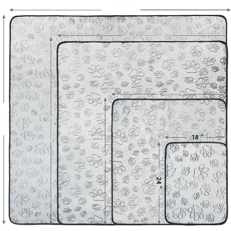 Pet Puppy Pad 2 Piece Washable Urine Pad 18x24 Waterproof