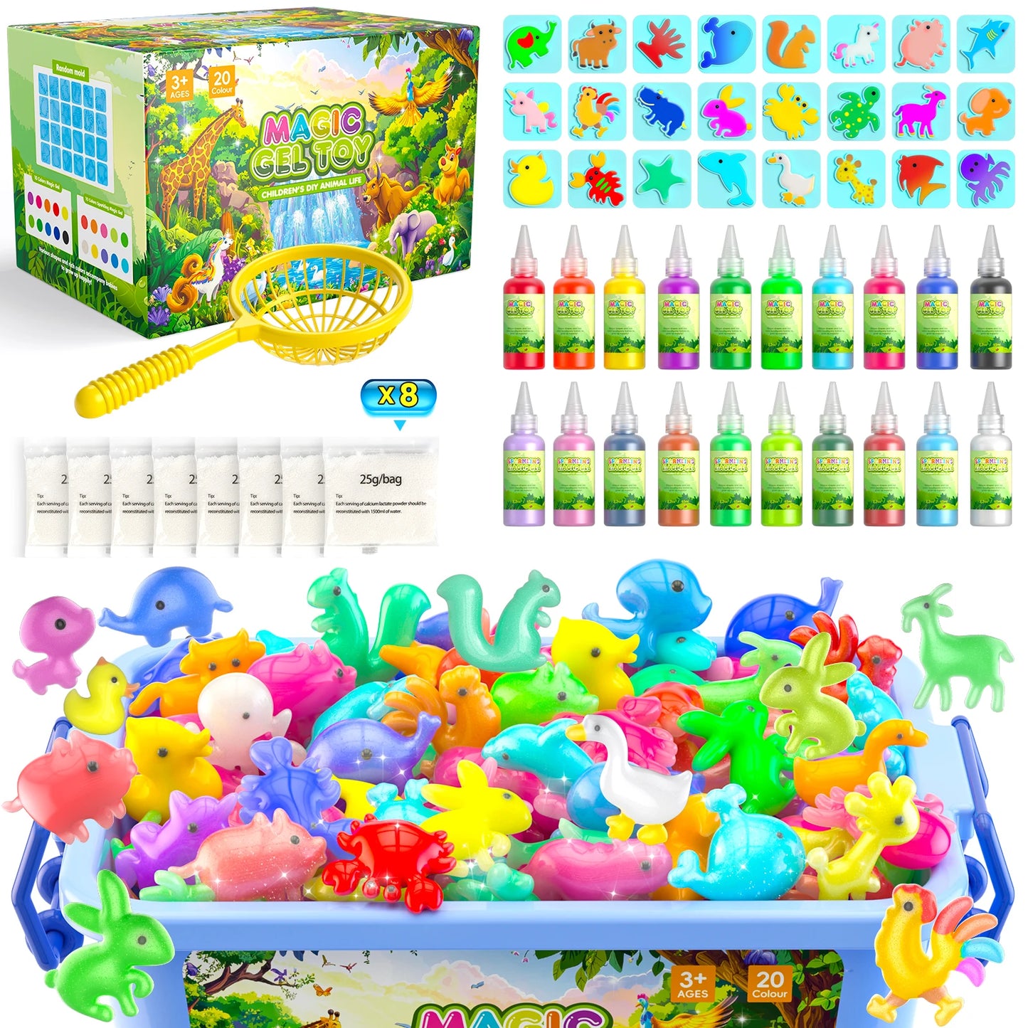 Maw Maws Hope Aqua Fairy Gel Craft Water Elf Toy Kit Set