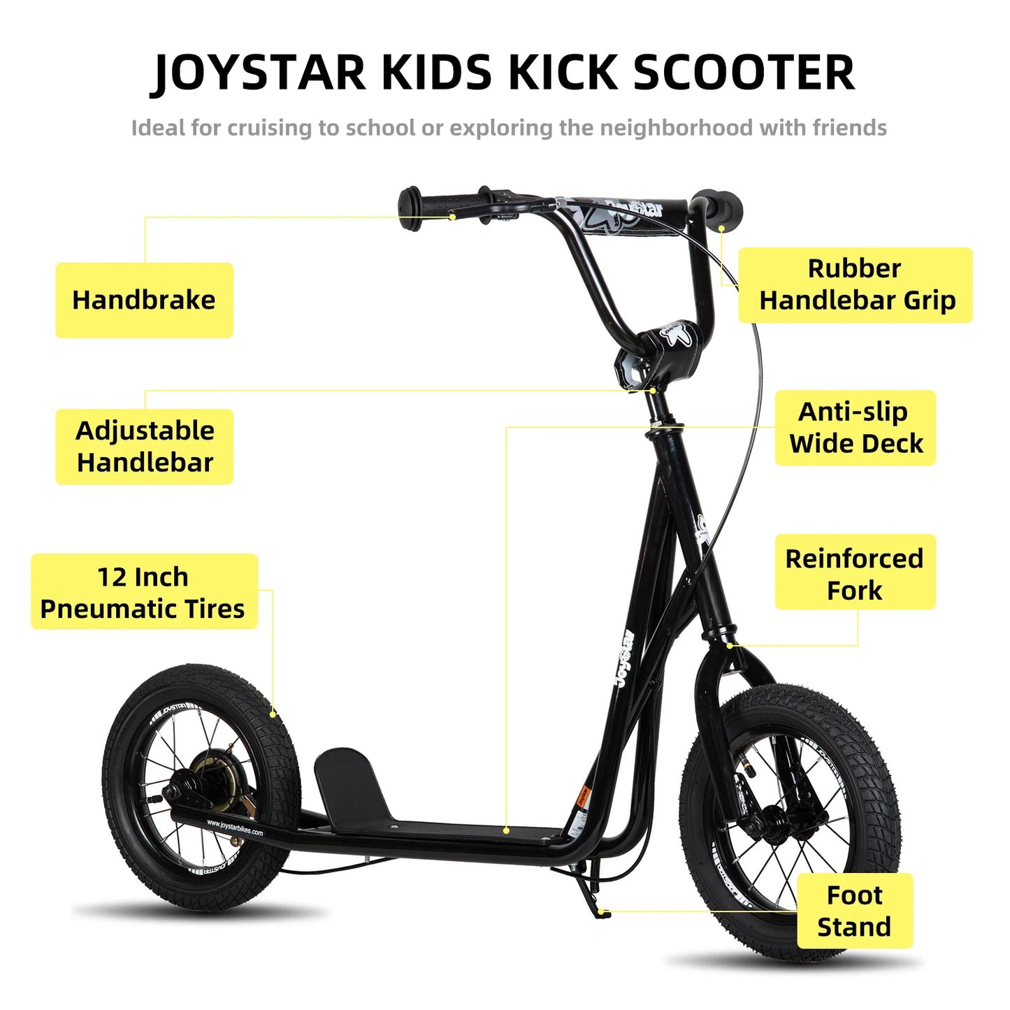 JOYSTAR Kick Scooter for Kids Ages 5 to 9 With V Brake