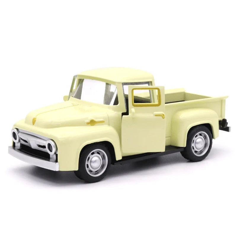 CE Diecast Classic Pickup Truck Pull Back Toy Car