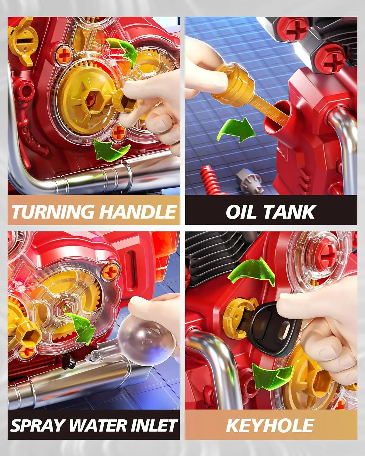 Engine Building Kit For Kids STEM Engine Model Toy