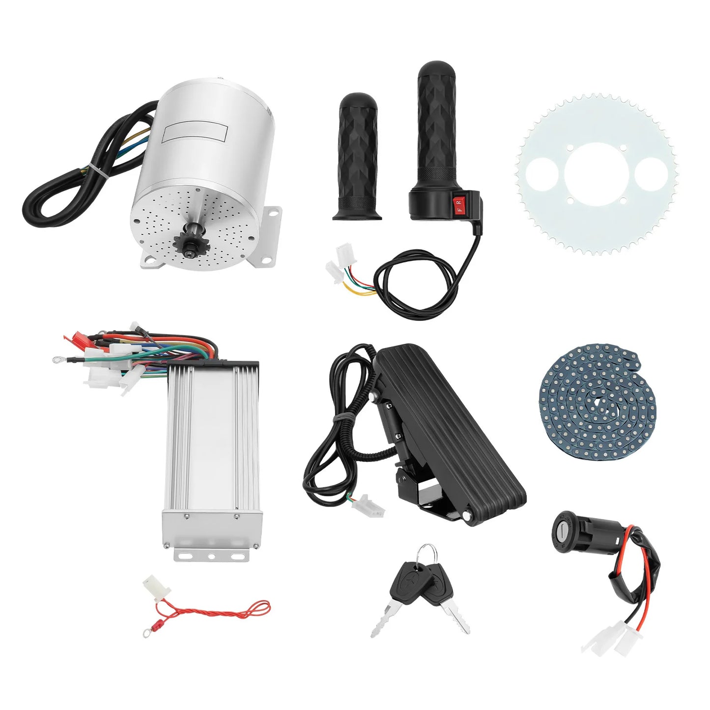 Design Brushless 3KW Electric Motor Kit 48V 72V E Bike
