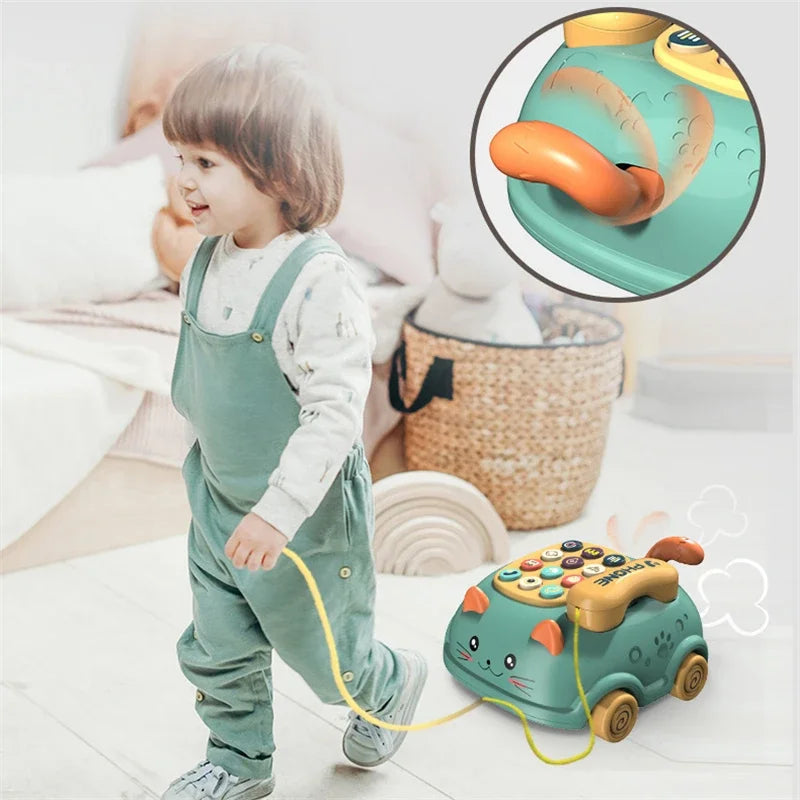 Baby Musical Phone Toy Learning With Lights