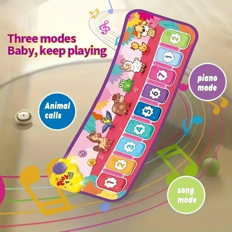 Interactive Piano Dance Mat For Kids With Touch Icons