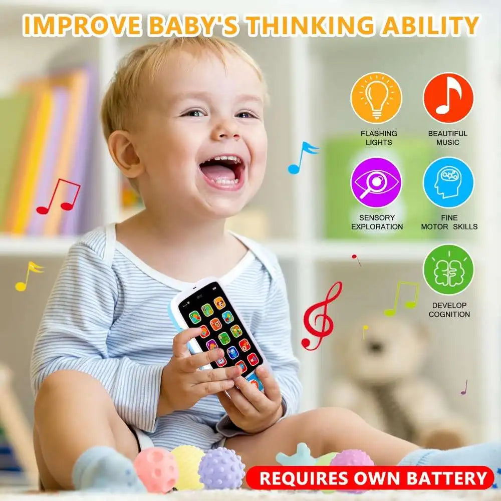 Hignconcerned Montessori Baby Toys Teether Remote Phone