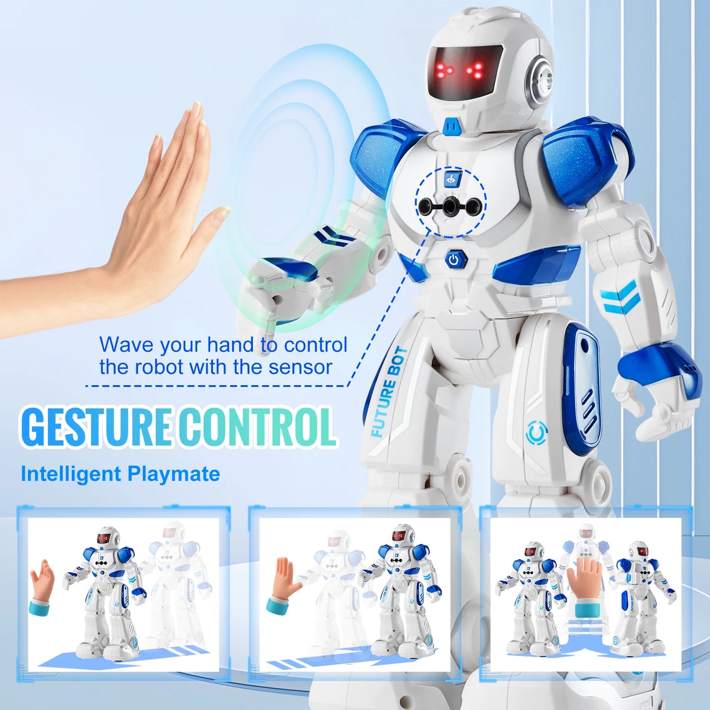 VEVOR RC Robot Action Figure Toy Walking Singing Dancing