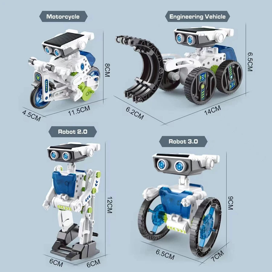 Conusea 12 In 1 Solar Robot Toy Science Kit Educational