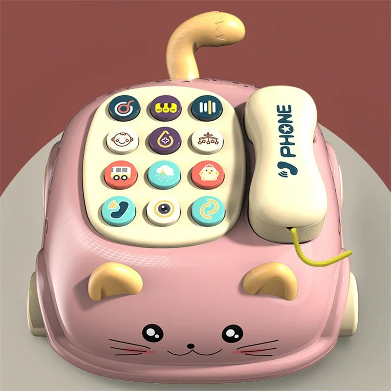 Baby Musical Phone Toy Learning With Lights