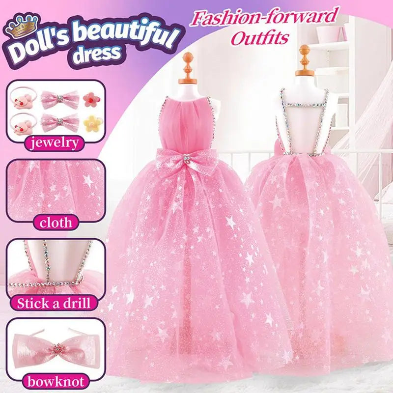 Hign-concerned Dress Design Craft Kit For Kids Fashion
