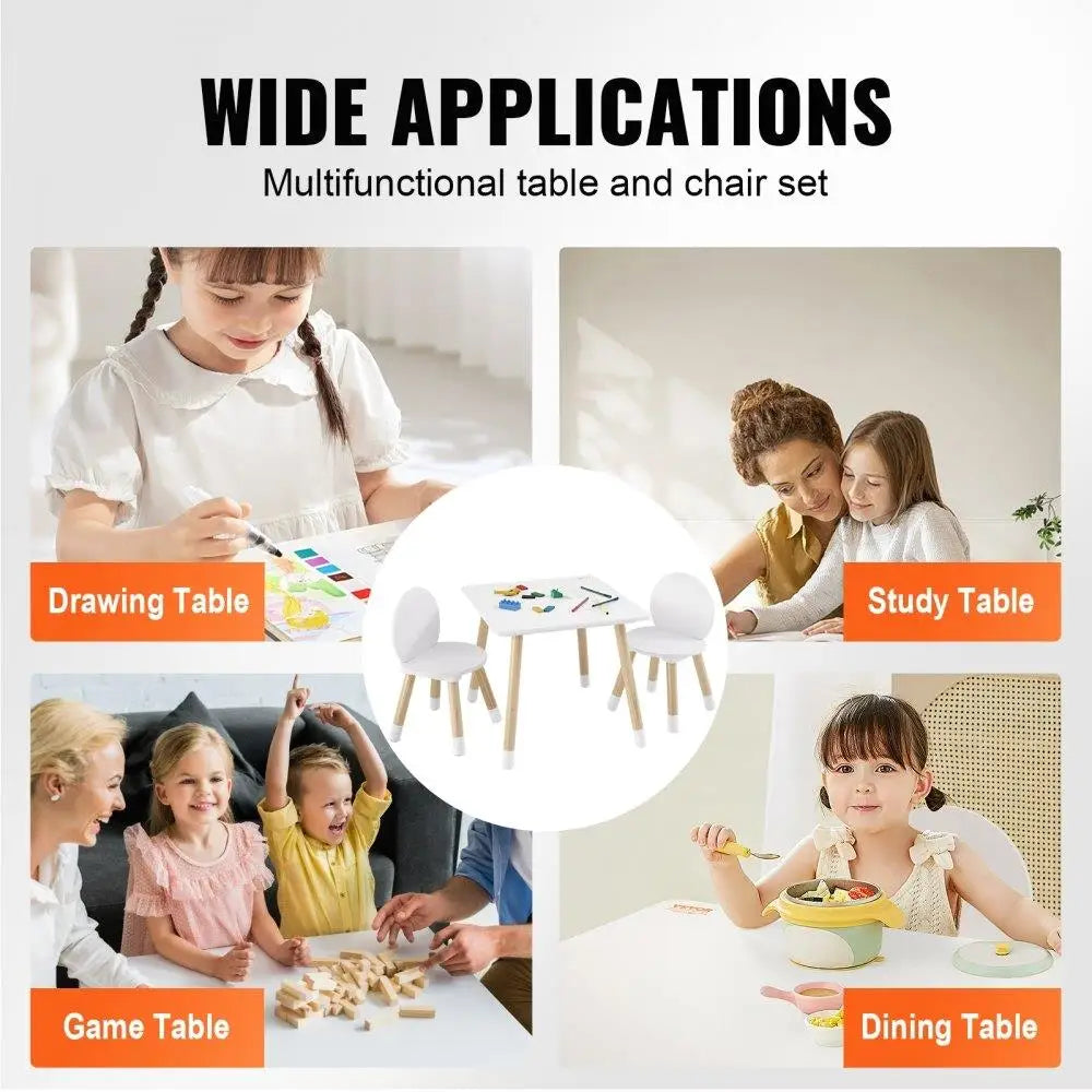 Hign-concerned Kids Table Chair Set for Toddler Activities