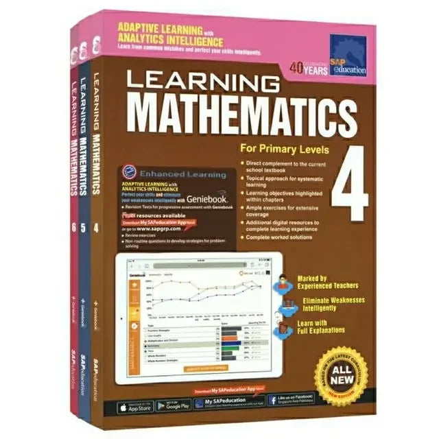 Choice SAP Learning Mathematics 6 Book Grade 1 To 6