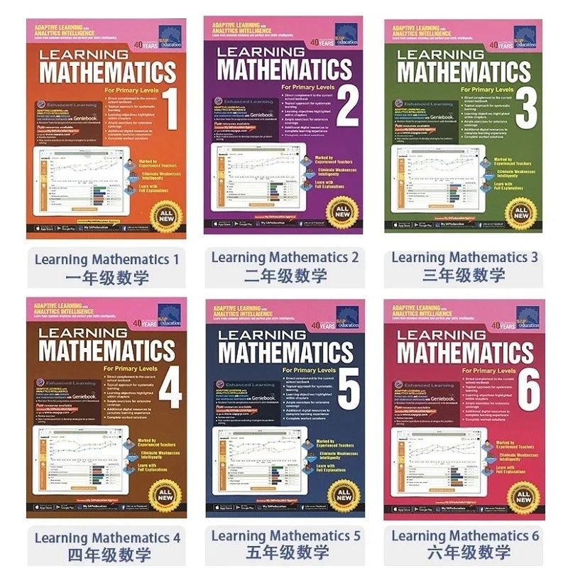 Choice SAP Learning Mathematics 6 Book Grade 1 To 6