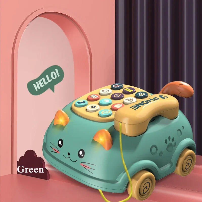 Baby Musical Phone Toy Learning With Lights