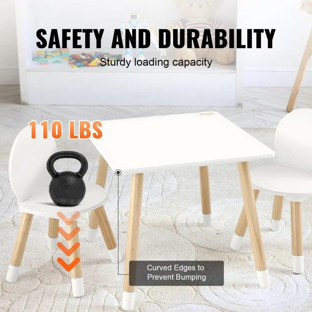 Hign-concerned Kids Table Chair Set for Toddler Activities