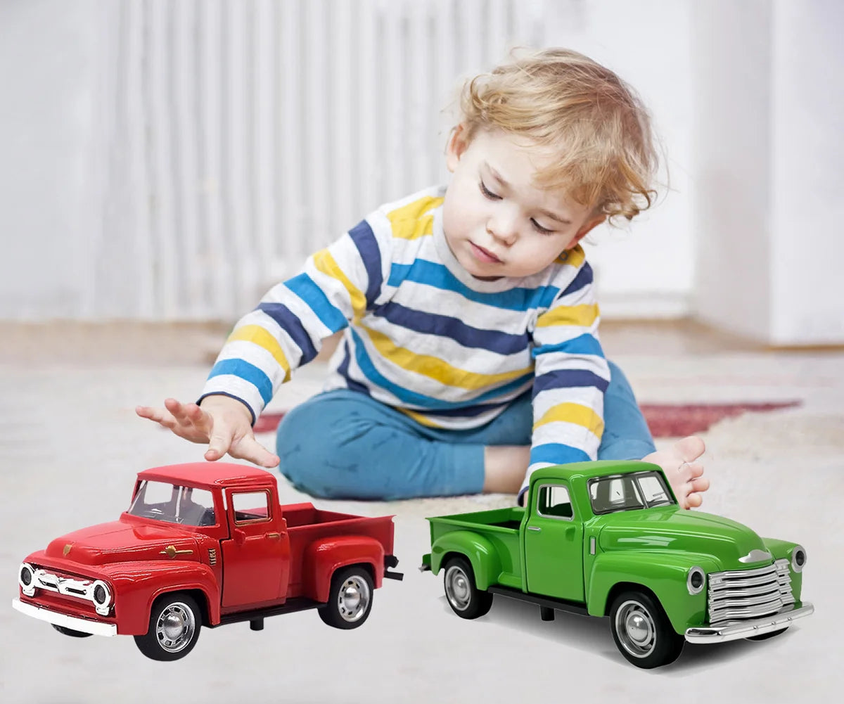 Hign-concerned Little Green Truck 1:32 Alloy Car Toy