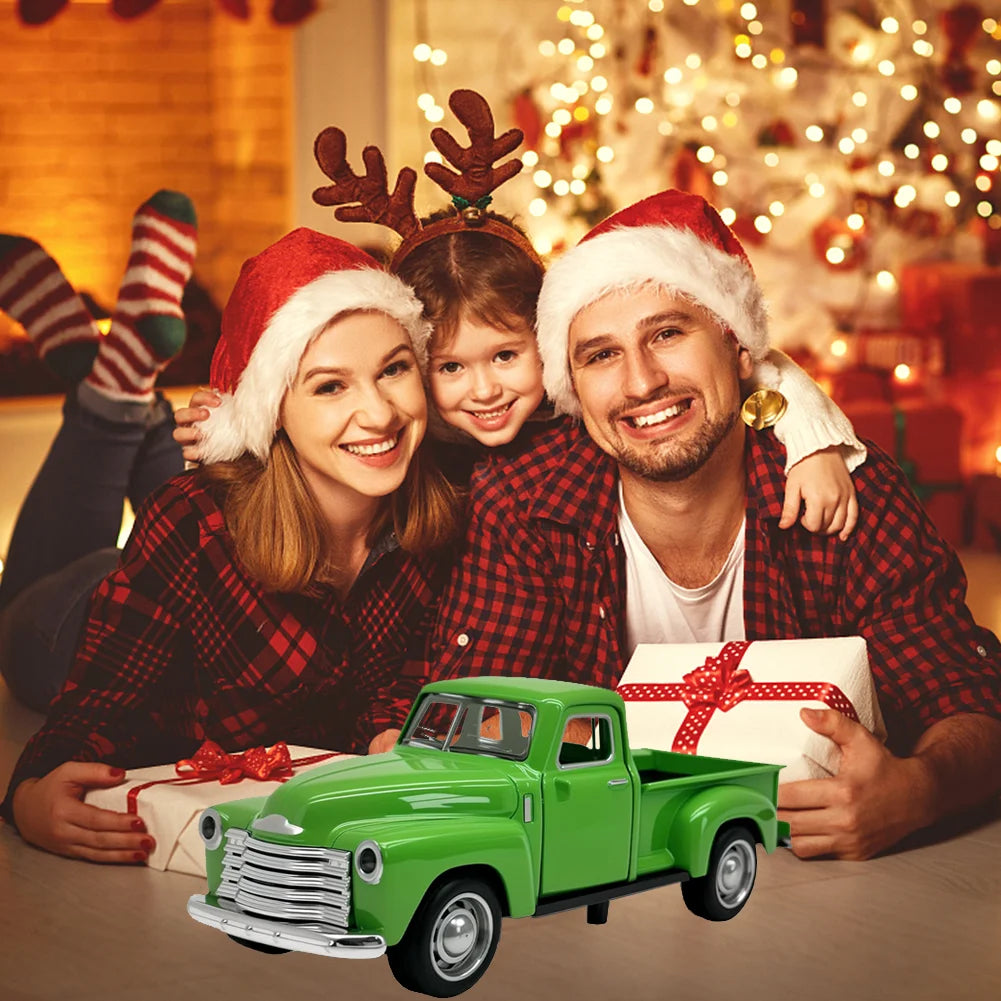Hign-concerned Little Green Truck 1:32 Alloy Car Toy