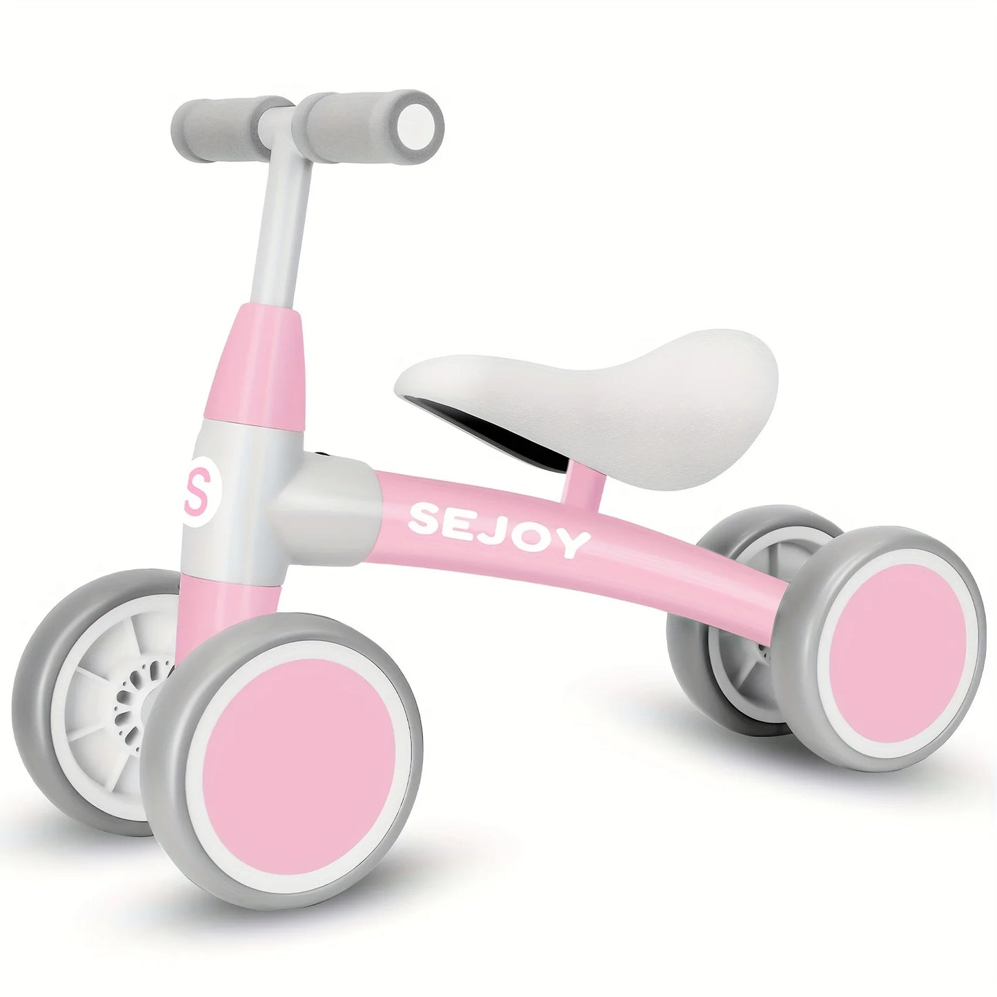 SEJOY Baby Walker Balance Bike Four Wheel Ride On Toy