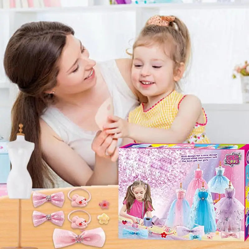 Hign-concerned Dress Design Craft Kit For Kids Fashion Fun
