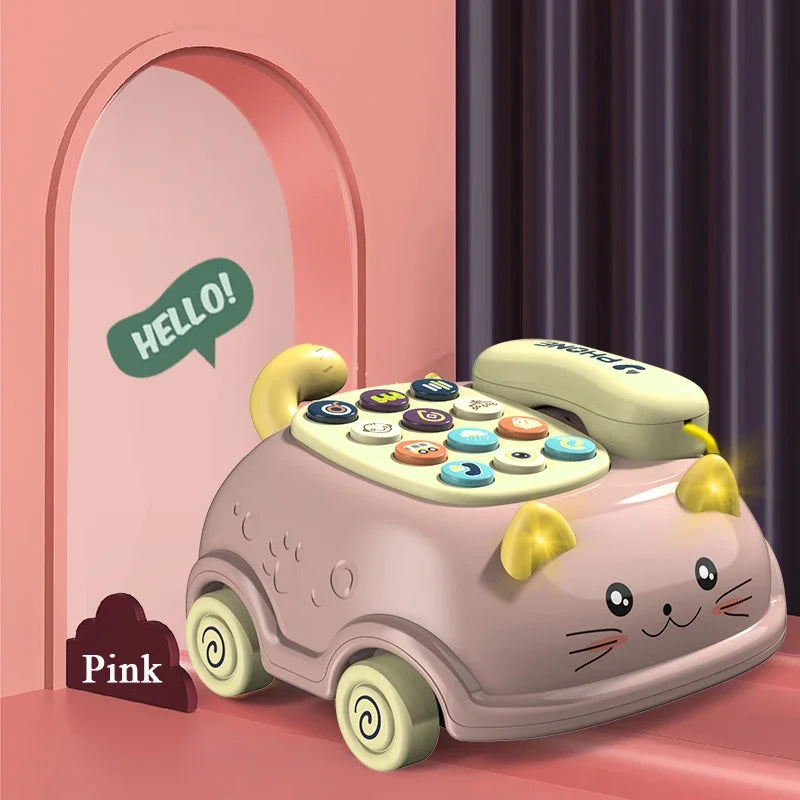Baby Musical Phone Toy Learning With Lights