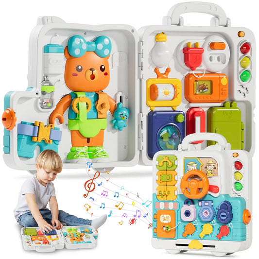 Hign-Concerned Toddler Musical Busy Board Montessori Toy