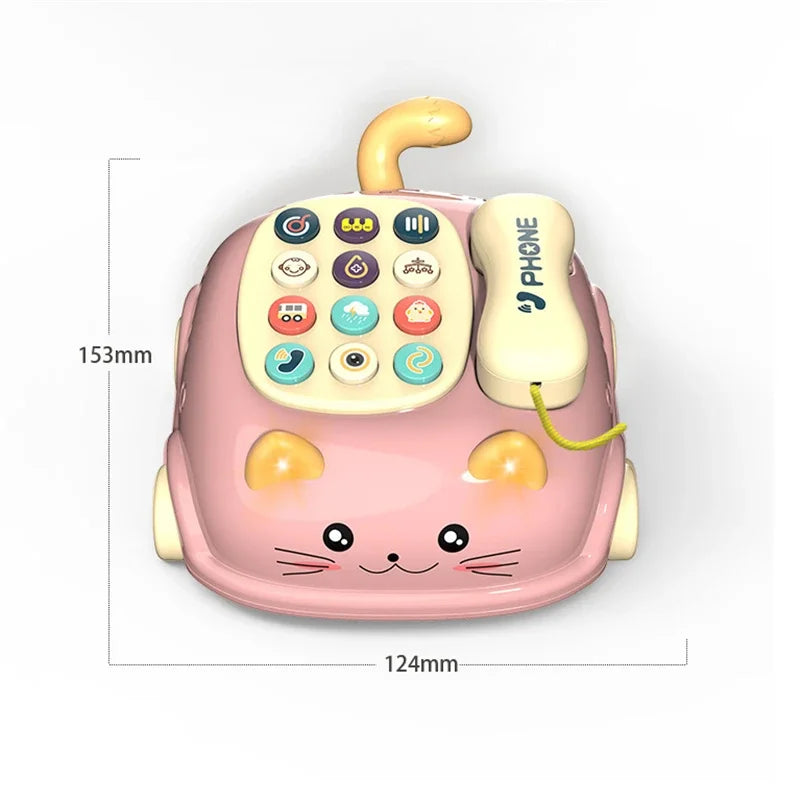 Baby Musical Phone Toy Learning With Lights