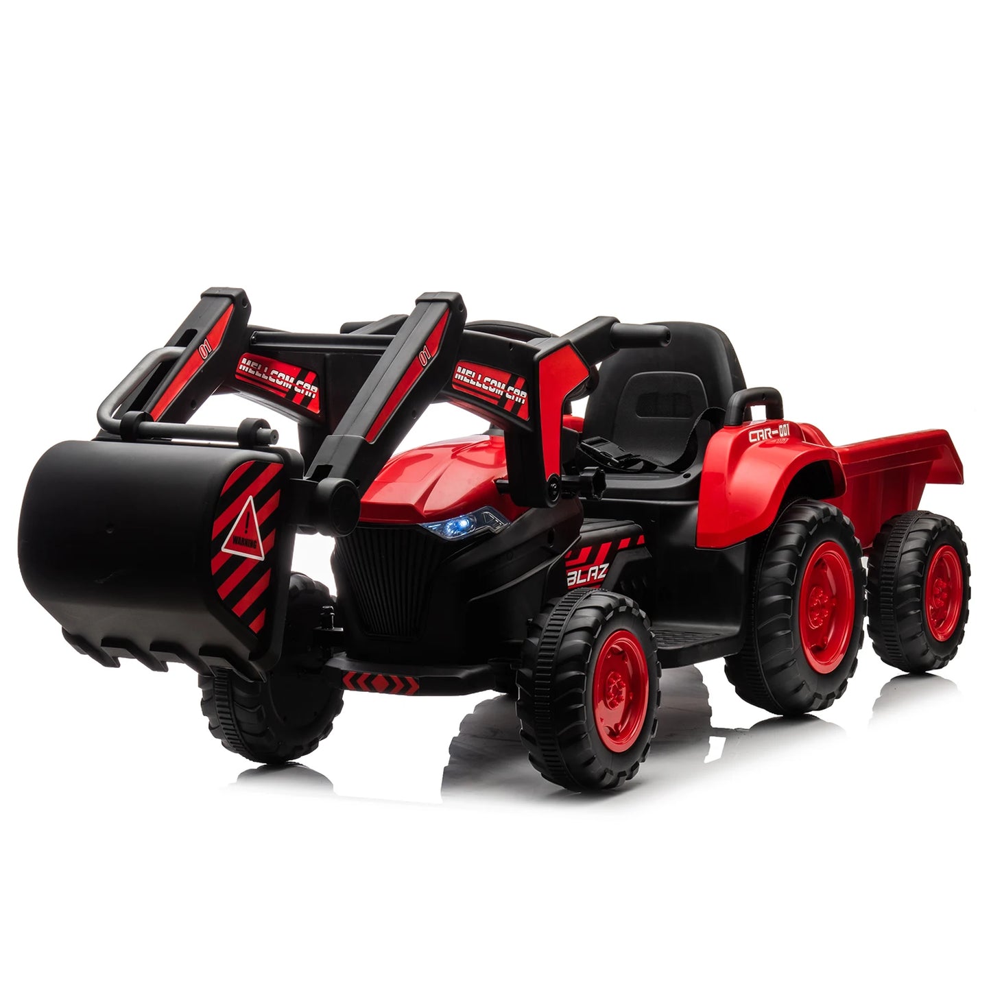 HobbyLane 12V 3 In 1 Ride On Excavator Tractor Trailer