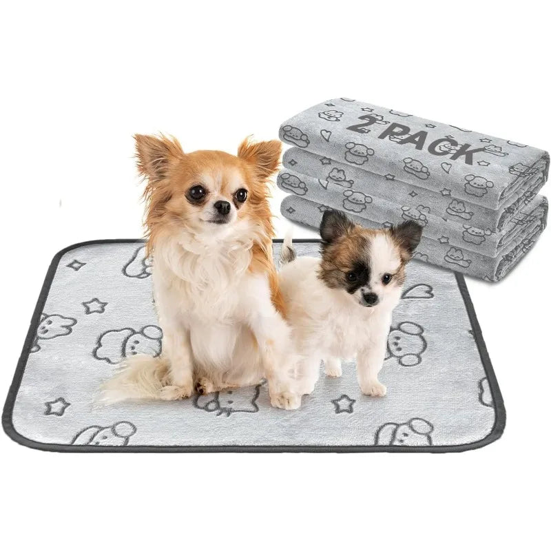 Pet Puppy Pad 2 Piece Washable Urine Pad 18x24 Waterproof