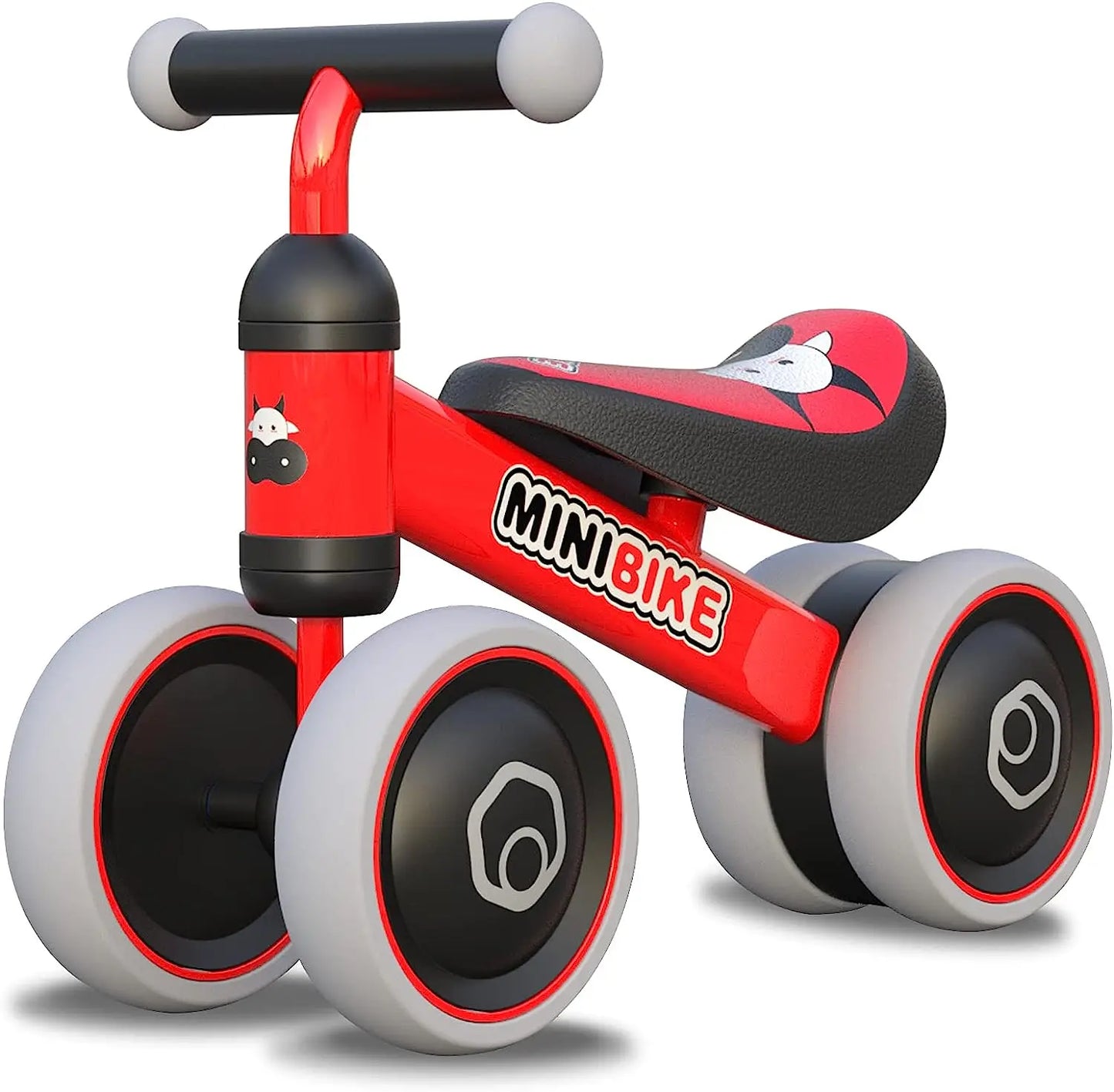 YGJT Baby Balance Bike Ride On Toy For Toddlers Four Wheel