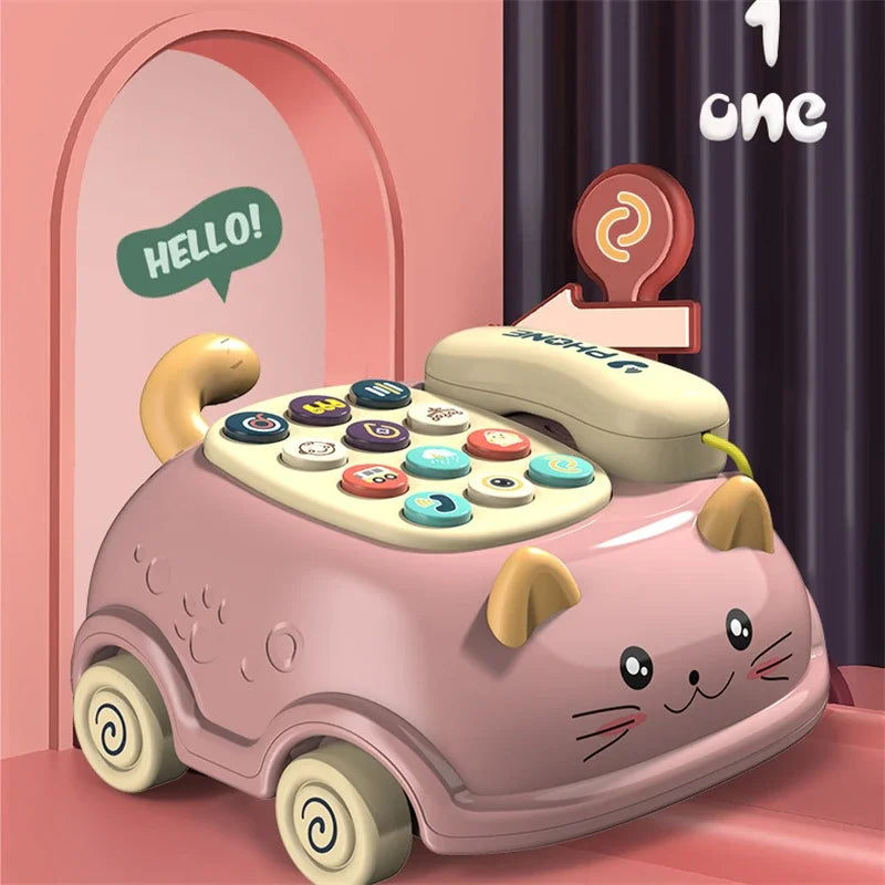 Baby Musical Phone Toy Learning With Lights