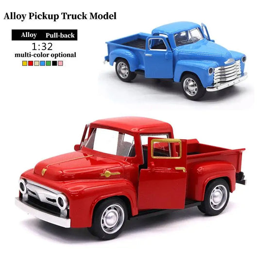 CE Diecast Classic Pickup Truck Pull Back Toy Car