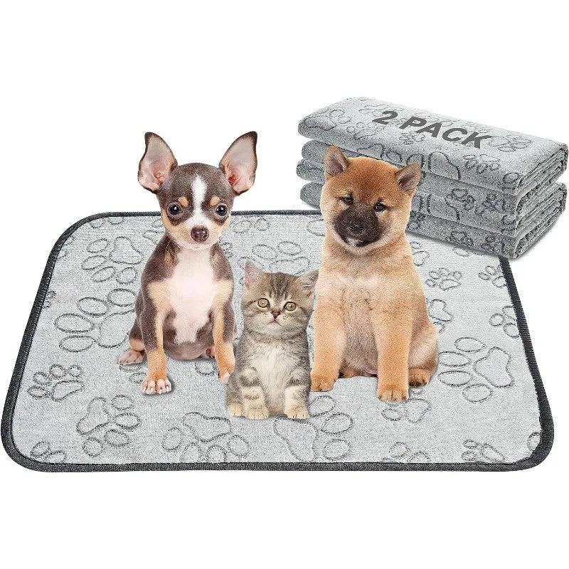Pet Puppy Pad 2 Piece Washable Urine Pad 18x24 Waterproof