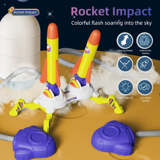 Maw Maws Hope Rocket Foot Pump Launcher Toy for Kids