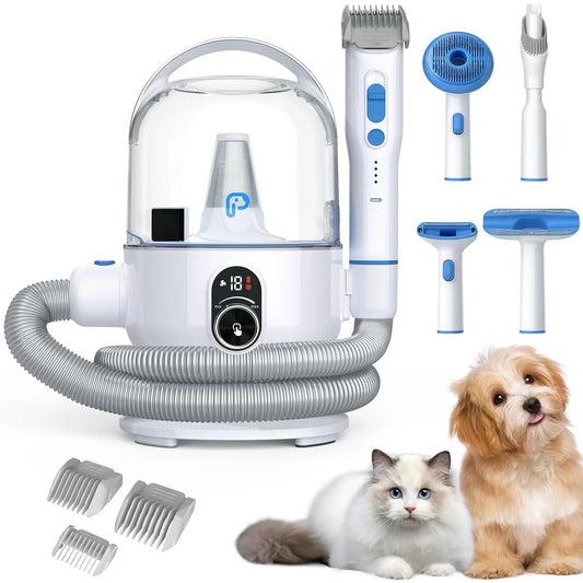 HiMISS Dog Grooming Vacuum Kit For Pet Hair And Tools
