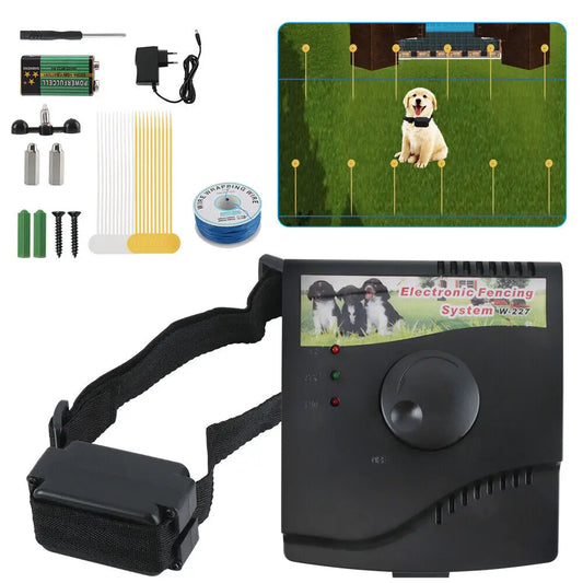 Electric Dog Fence System Pet Containment Waterproof Yard