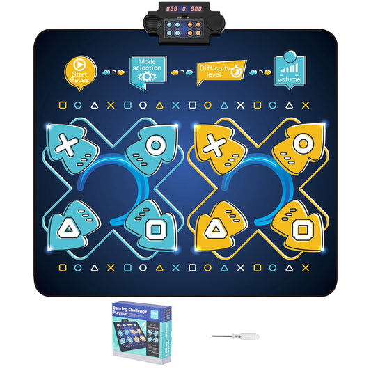 SucceBuy Dance Mat for Kids 8 Button Music Pad Modes