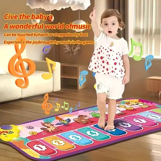 Interactive Piano Dance Mat For Kids With Touch Icons