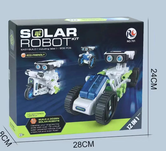 CONUSEA 12 In 1 Solar Toy Car Robot Kit EducationKit