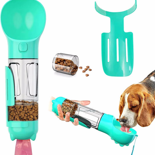 Hign-Concerned 4 In 1 Portable Dog Water Bottle Dispenser